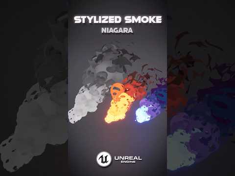 Stylized Smoke in #UE5 #gamedev #vfx