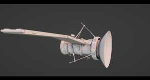 modeling a sci-fi satellite in blender