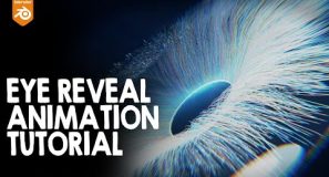 eye reveal motion graphics animation blender tutorial