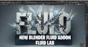 New fluid simulation addon for blender FluidLab