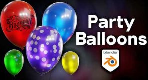 How to Make Party Balloons in Blender🎈(Tutorial)