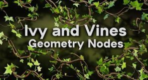 Ivy and Vines – Geometry Nodes (Blender Tutorial)