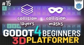 Godot 4 3D Platformer Lesson #15: Collision Layers & Masks!