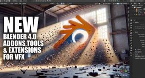 New blender 4 0 vfx tools addons and extensions