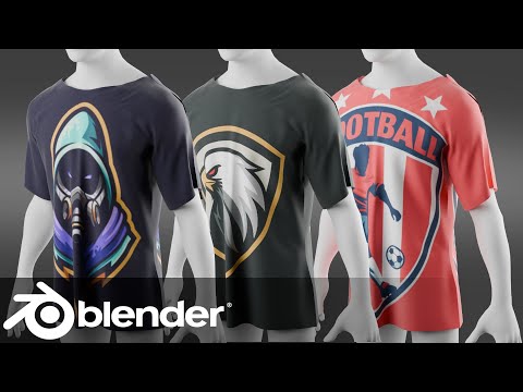 Put Your Logo On A Shirt: Blender Tutorial