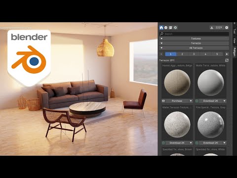 How to use the Blender Poliigon Addon