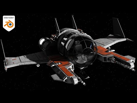 How I Made This Spaceship in Blender 🚀 (Creation Process)