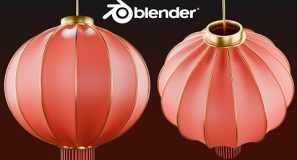 Make A Chinese Lantern Blender Tutorial