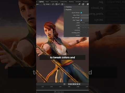 Learn how Simon sets up and uses lighting rigs at Blender Studio today on studio.blender.org #b3d