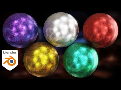 Procedural Glitter Material ✨ (Blender Tutorial)