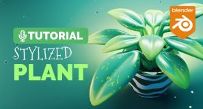 Blender Stylized Plant Tutorial | Polygon Runway