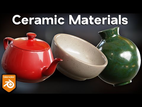 Procedural Ceramic Materials (Blender Tutorial)