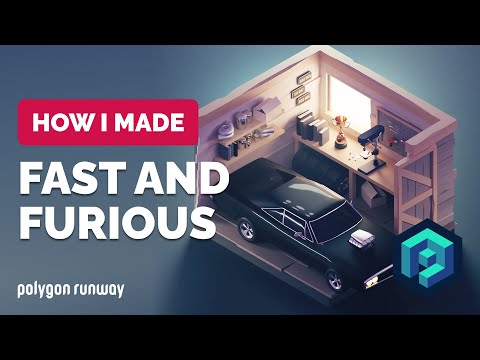 Fast and Furious in Blender – 3D Modeling Process | Polygon Runway