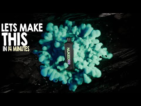 blender smoke simulation product render