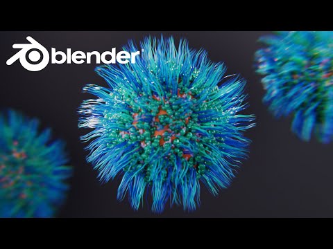 Blender Tutorial: Sci-Fi Virus | Beginners EASY