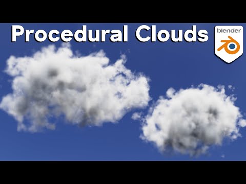 Procedural Cloud Material ☁️ (Blender Tutorial)