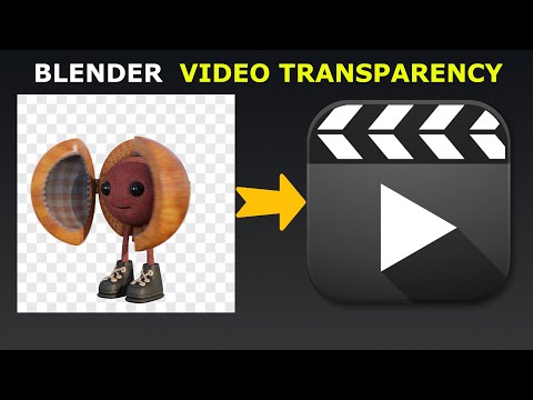 Blender: How To Render Video With Alpha Transparency