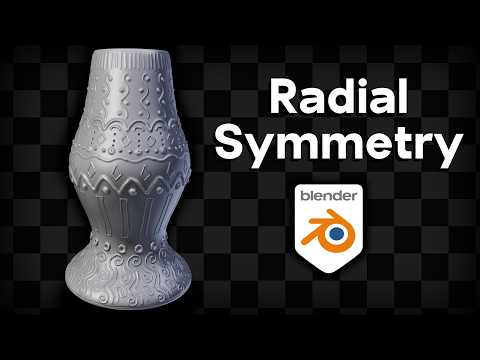 Sculpting with Radial Symmetry in Blender (Tutorial)