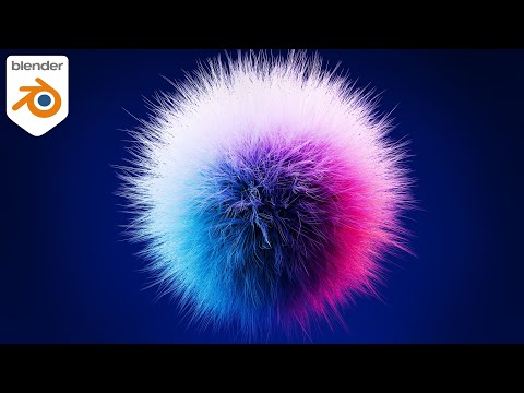 Fuzzy Sphere (Blender Tutorial)