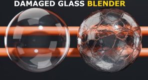 Damaged Glass Shader In Blender | Tutorial