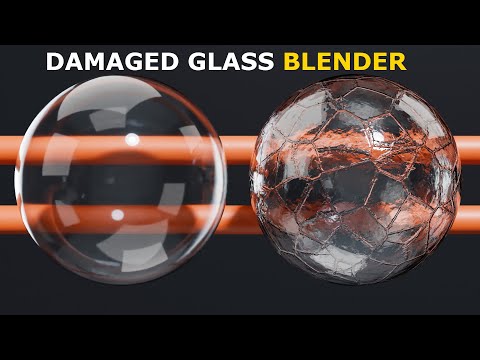 Damaged Glass Shader In Blender | Tutorial