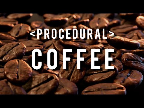 Macro Coffee Beans Blender Tutorial