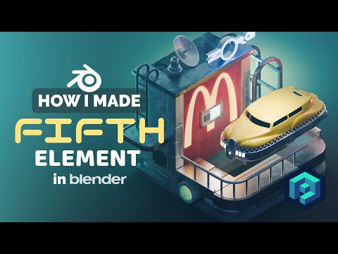 Fifth Element Diorama in Blender – 3D Modeling Process | Polygon Runway