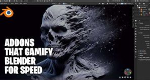 Addons that gamify blender for speed and quality
