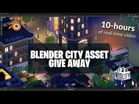 blender giveaway city assets and course