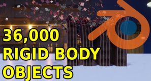 36K Rigid Body Objects Blender