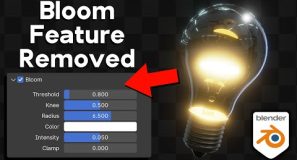 The Bloom Feature was Removed in Blender 4.2