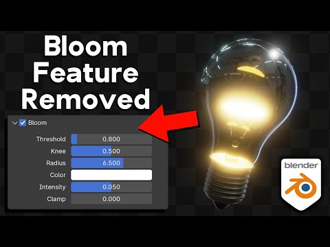 The Bloom Feature was Removed in Blender 4.2