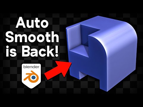 Auto Smooth is Back in Blender 4.2!