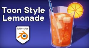 Toon Style Lemonade 🍹 (Blender Tutorial)