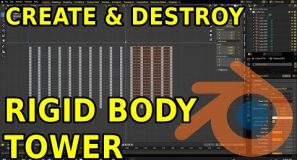 Blender Tutorial Rigid Body Tower