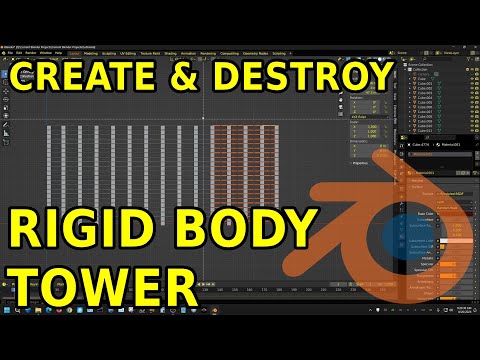 Blender Tutorial Rigid Body Tower