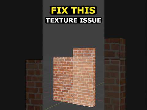 Fix This Texture Issue – Pro Tip #blender #3dmodeling #3d