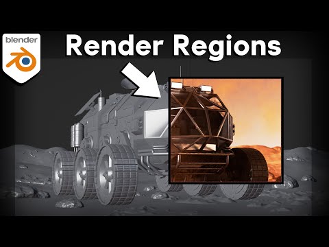 How to Use Render Regions in Blender (Tutorial)