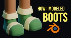 How I Modeled Boots in Blender…