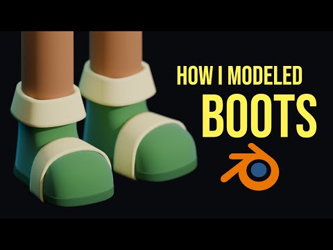 How I Modeled Boots in Blender…