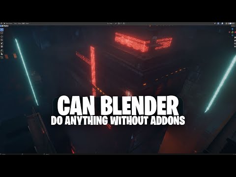 Can blender do anything with out Addons