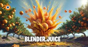 juice in blender