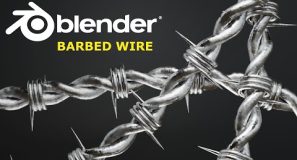 Blender 4.2 | Make Barbed Wire | Beginners