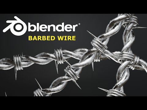 Blender 4.2 | Make Barbed Wire | Beginners