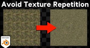 Avoid Texture Repetition on Large Scale Textures (Blender Tutorial)