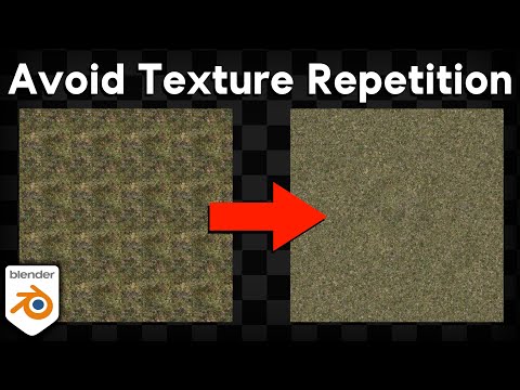 Avoid Texture Repetition on Large Scale Textures (Blender Tutorial)