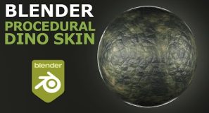 Make Dinosaur Skin Material | Blender Tutorial