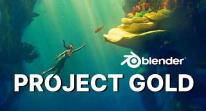 Project Gold – Blender Stylized Rendering Showcase