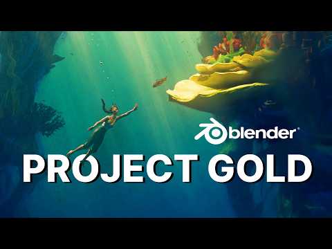 Project Gold – Blender Stylized Rendering Showcase