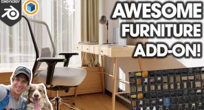 REALISTIC Furniture and Interiors for Blender!